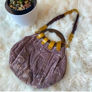 Z. Alexander Velvet Handbag